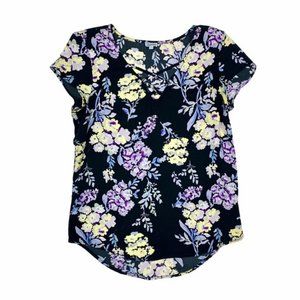 (Up To 50% Off SALE) Kismet Floral Short Sleeve Blouse Top